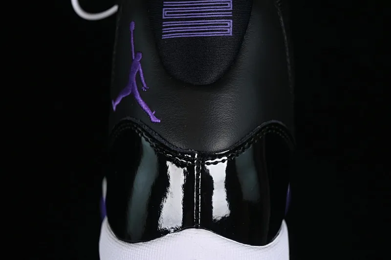 All categories Air Jordan Jordan series basketball shoes Air Jordan 11 Air Jordan 11 Retro AJ11 Joe 11 patent leather black and purple CT8812-999